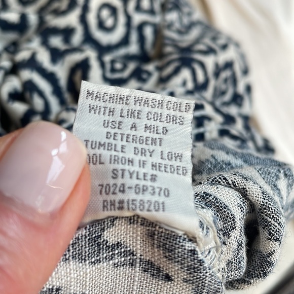 Cali 1850 wide leg bohemian style pant size sm - Picture 10 of 10